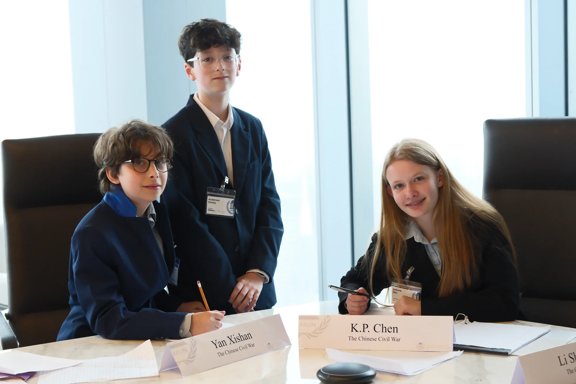 JAMUN Model UN delegates ready to debate in committee.